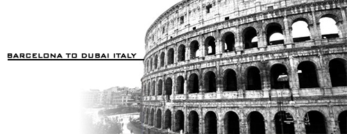 BARCELONA TO DUBAI - ITALY